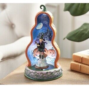 Jim Shore Heartwood Creek 11" Lit and Rotating Witch